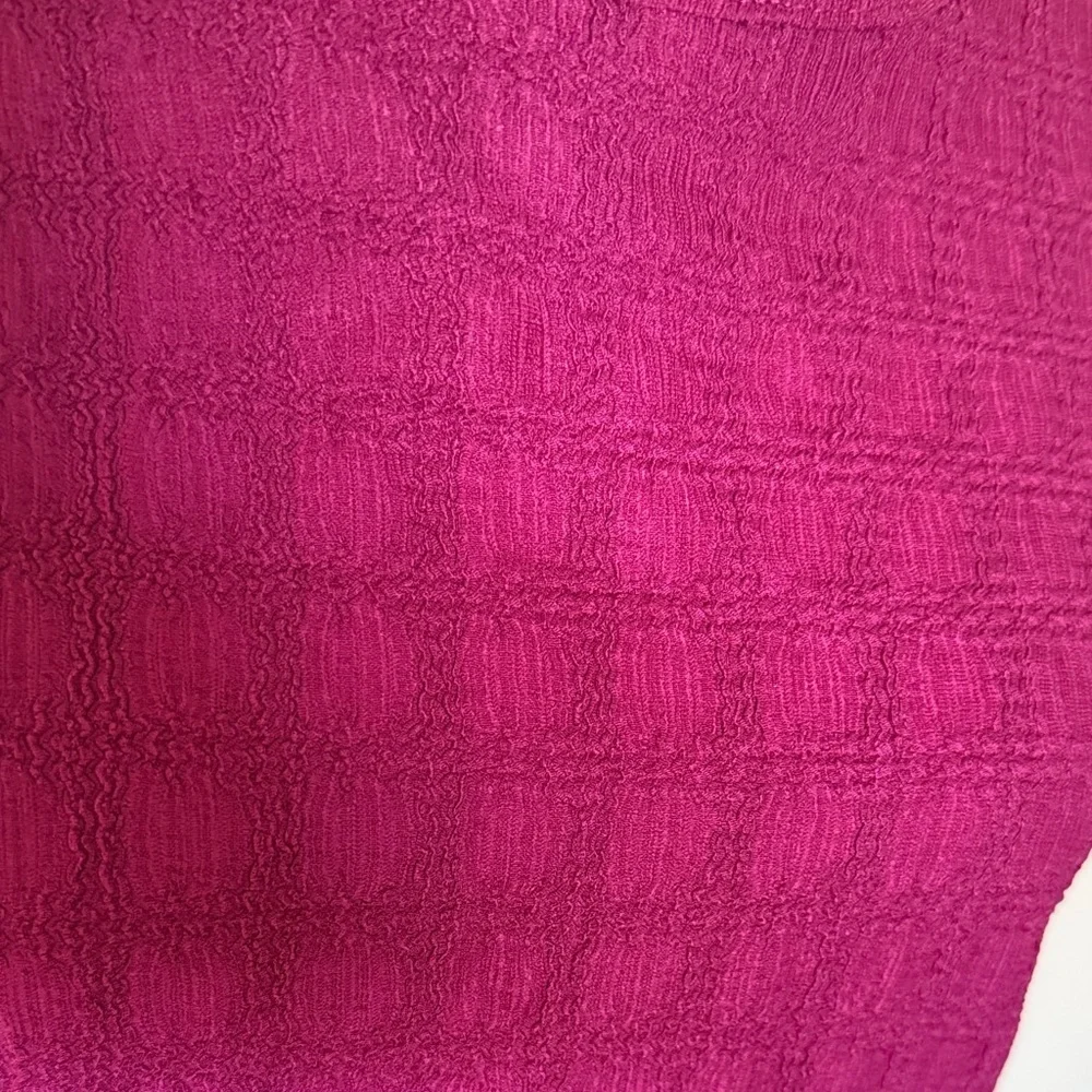 Maurices Magenta Oversized Top, 2X-3X